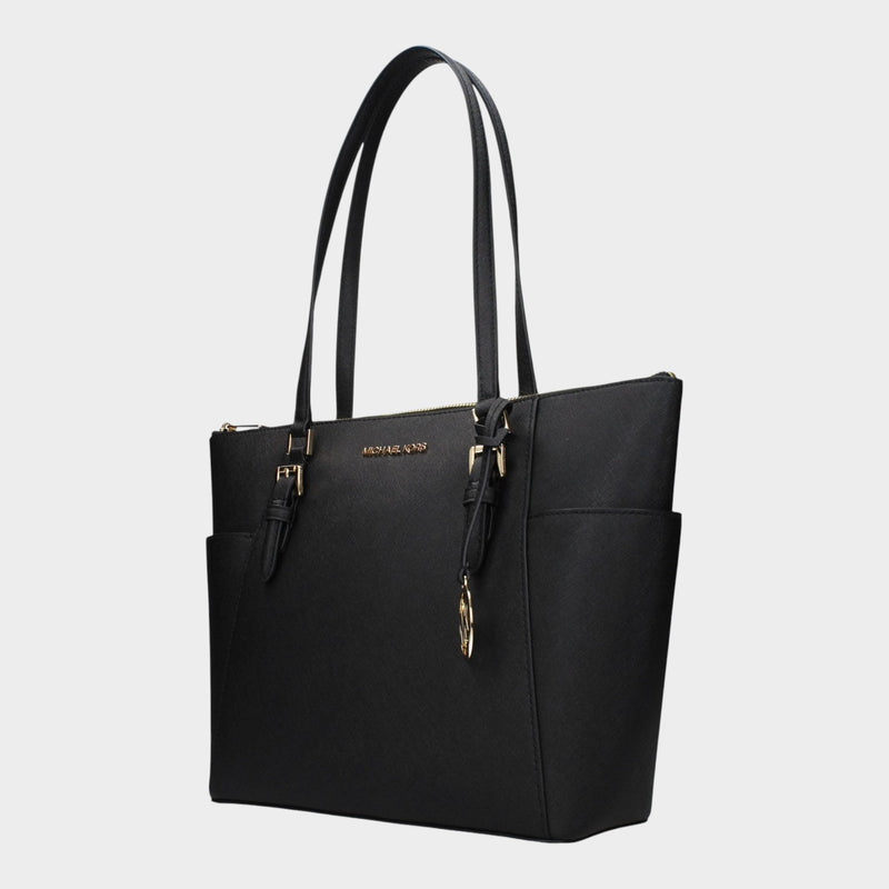 Michael Kors Black Leather Shoulder Bag