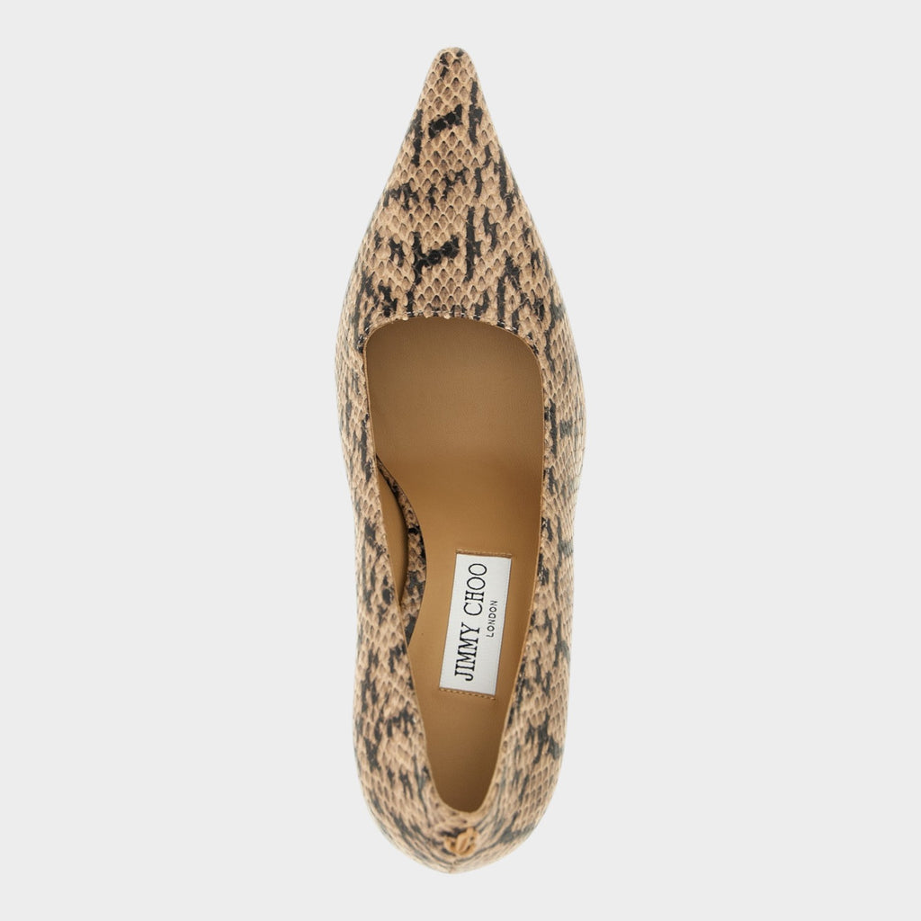 Jimmy Choo Brown Leather High Heel Pumps