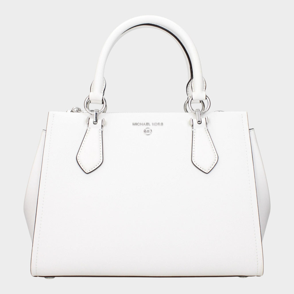 Michael Kors White Leather Handbag