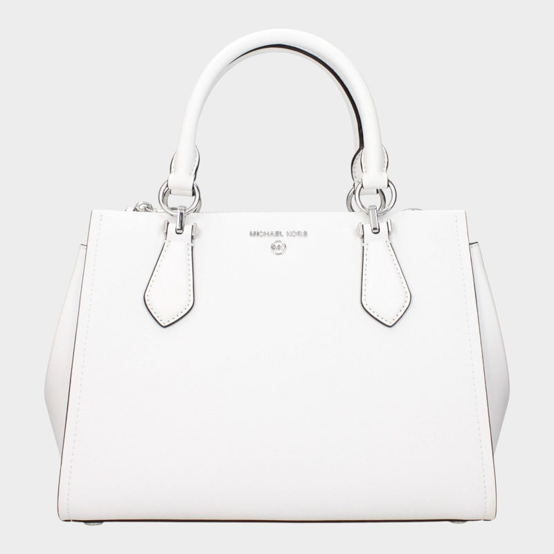 Michael Kors White Leather Handbag