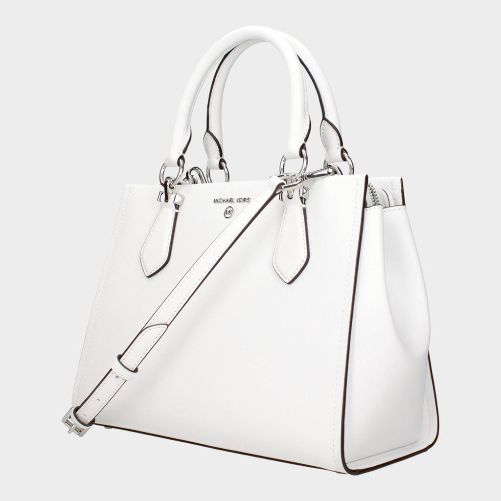 Michael Kors White Leather Handbag