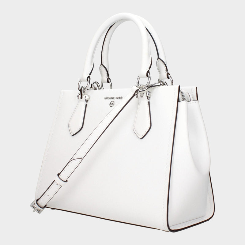 Michael Kors White Leather Handbag
