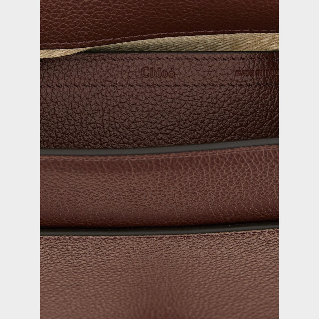 Chloé Brown Calfskin Crossbody Bag
