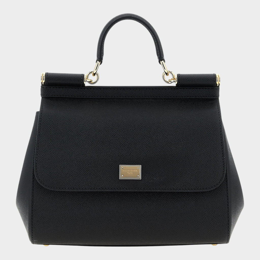 Dolce & Gabbana Black Calfskin Handbag