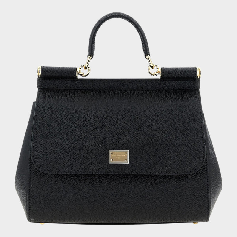 Dolce & Gabbana Black Calfskin Handbag
