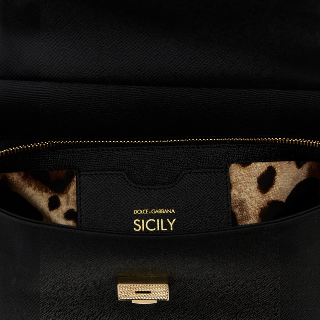 Dolce & Gabbana Black Calfskin Handbag