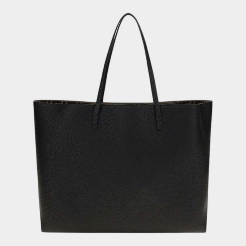 Fendi Black Calf Leather Bos Taurus Shoulder Bag