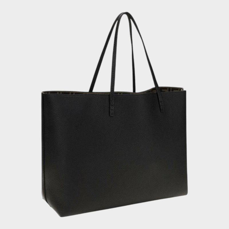 Fendi Black Calf Leather Bos Taurus Shoulder Bag