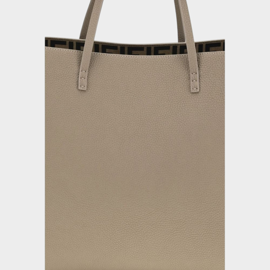 Fendi Beige Calf Leather Bos Taurus Shoulder Bag