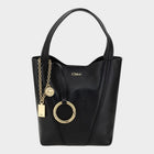 Chloé Black Calf Leather Bos Taurus Shoulder Bag
