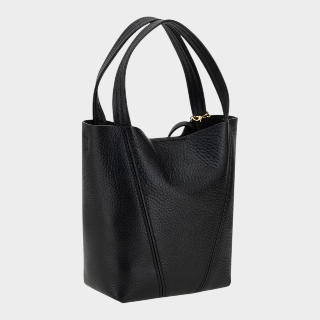 Chloé Black Calf Leather Bos Taurus Shoulder Bag