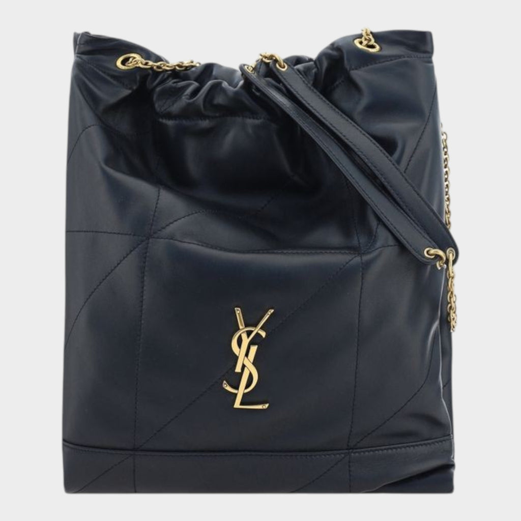 Saint Laurent Black Lamb Ovis Aries Shoulder Bag
