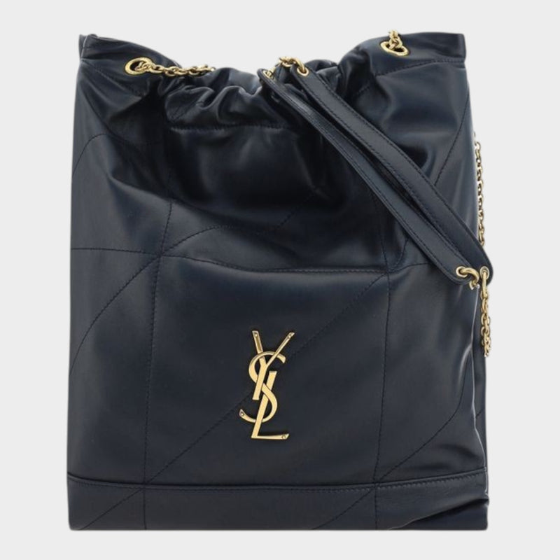 Saint Laurent Black Lamb Ovis Aries Shoulder Bag
