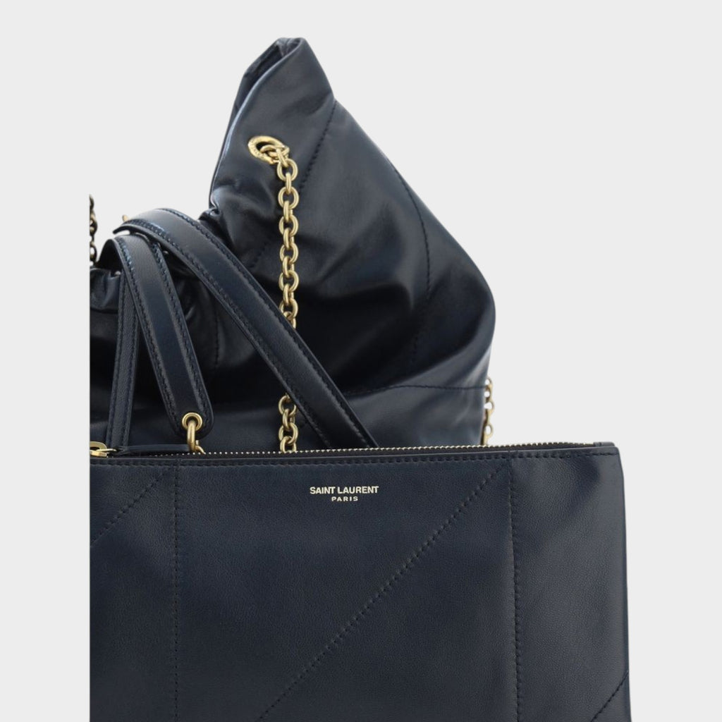 Saint Laurent Black Lamb Ovis Aries Shoulder Bag