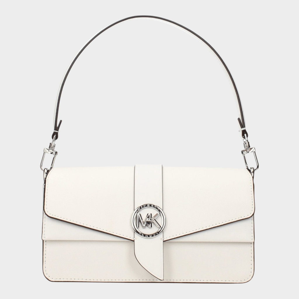 Michael Kors White Leather Handbag