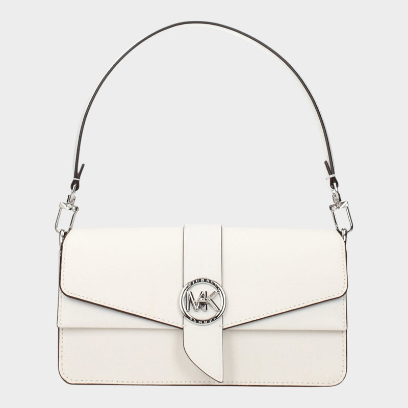 Michael Kors White Leather Handbag