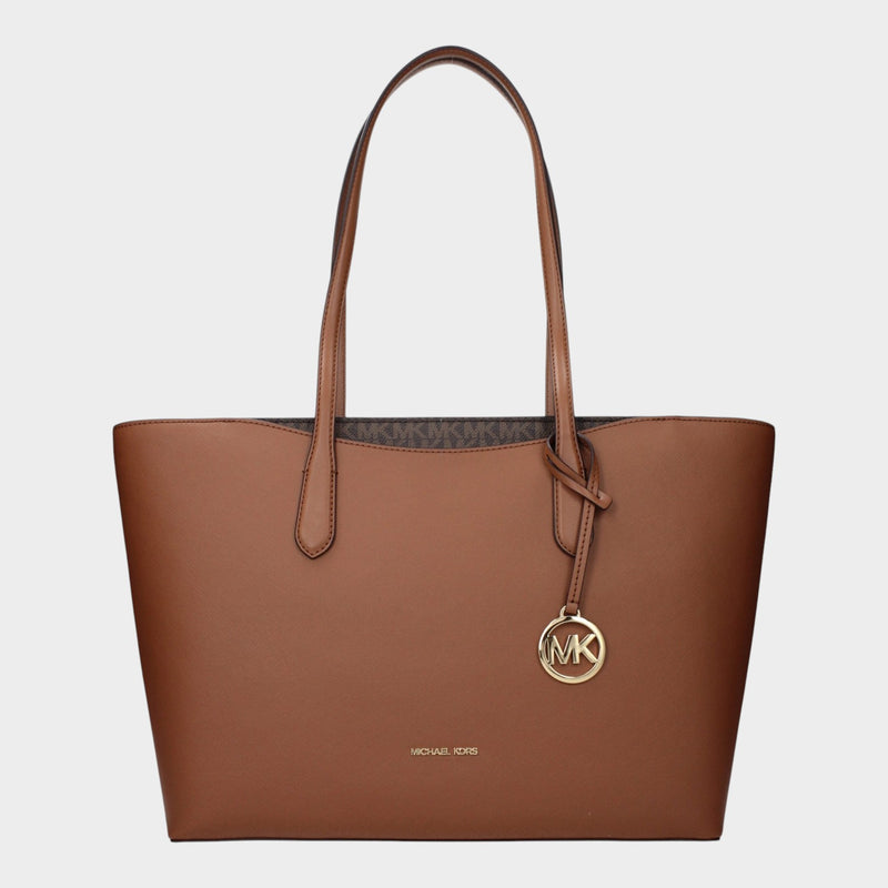 Michael Kors Brown Leather Shoulder Bag