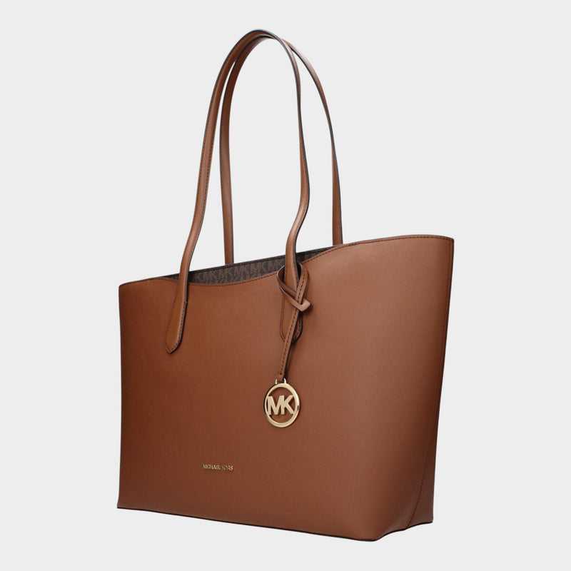 Michael Kors Brown Leather Shoulder Bag